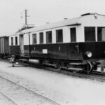 Braunlage - VT 02 mit Güterzug in zweifarbiger Lackierung